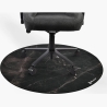 Arozzi Zona Round Floor Pad | Black Marble