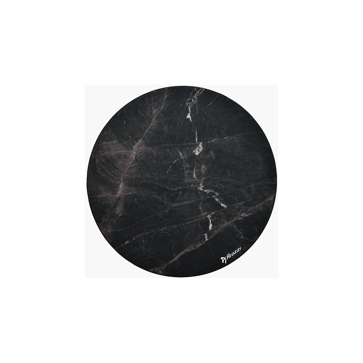 Arozzi Zona Round Floor Pad | Black Marble