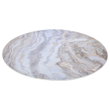 Arozzi Zona Round Floor Pad | White Marble