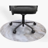Arozzi Zona Round Floor Pad | White Marble