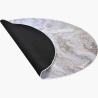 Arozzi Zona Round Floor Pad | White Marble