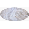 Arozzi Zona Round Floor Pad | White Marble