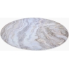 Arozzi Zona Round Floor Pad | White Marble