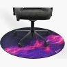 Arozzi Zona Round Floor Pad | Purple Galaxy