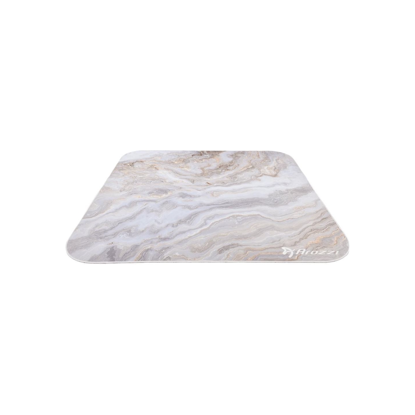 Arozzi Zona Square Floor Pad | White Marble