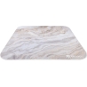 Arozzi Zona Square Floor Pad | White Marble