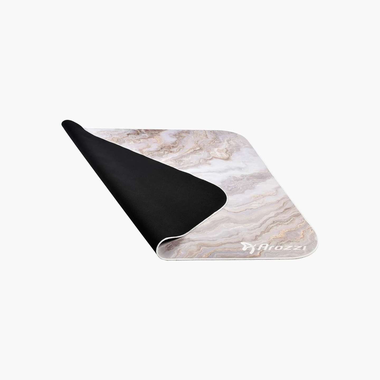 Arozzi Zona Square Floor Pad | White Marble