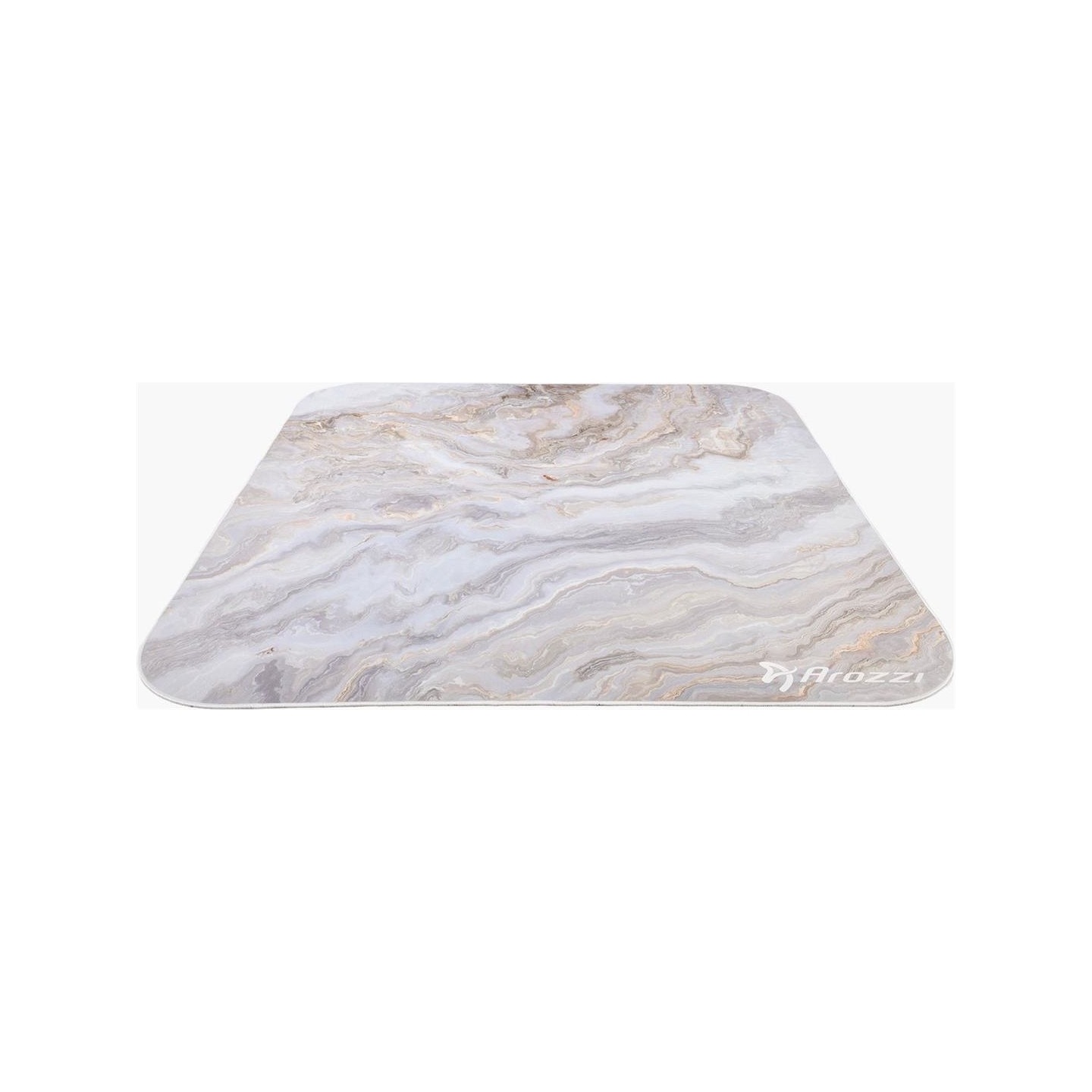 Arozzi Zona Square Floor Pad | White Marble
