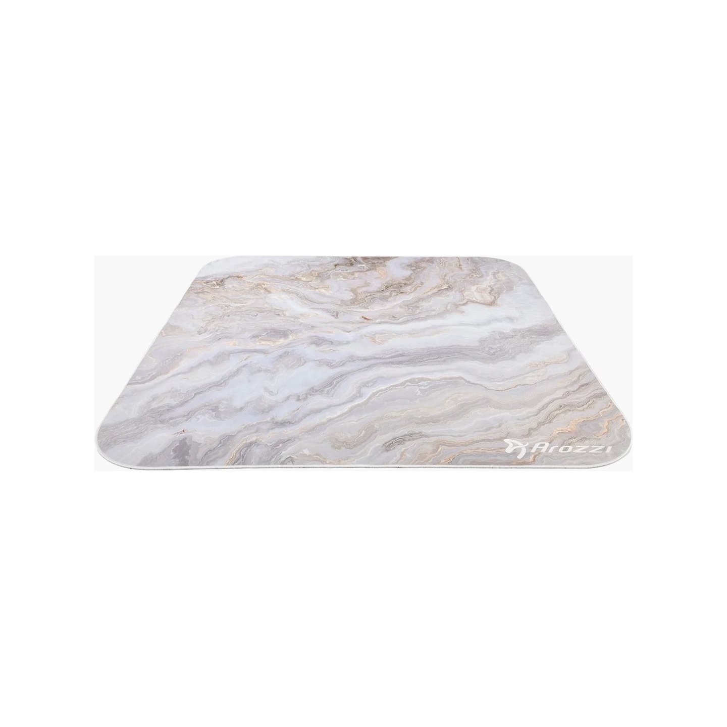 Arozzi Zona Square Floor Pad | White Marble