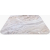 Arozzi Zona Square Floor Pad | White Marble