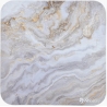 Arozzi Zona Square Floor Pad | White Marble