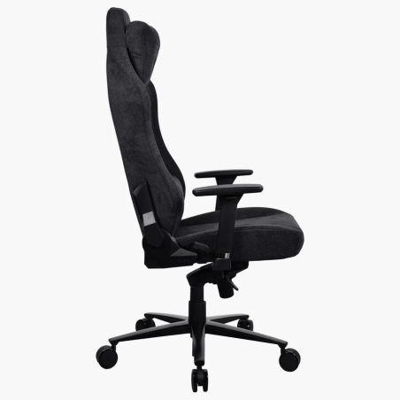 Arozzi Soft Fabric/Metal/Aluminium | Gaming Chair | Vernazza Soft Fabric | Pure Black