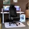 Arozzi Soft Fabric/Metal/Aluminium | Gaming Chair | Vernazza Soft Fabric | Pure Black