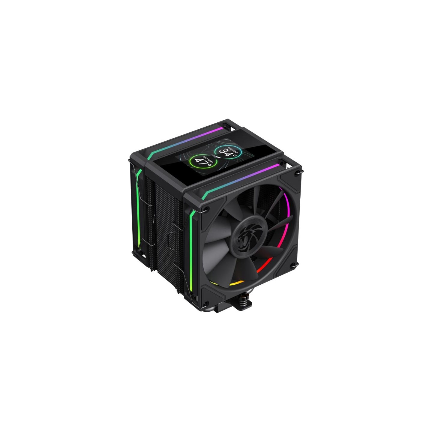 Gamemax CPU Air Cooler | SIGMA 620 LCD BK | Black