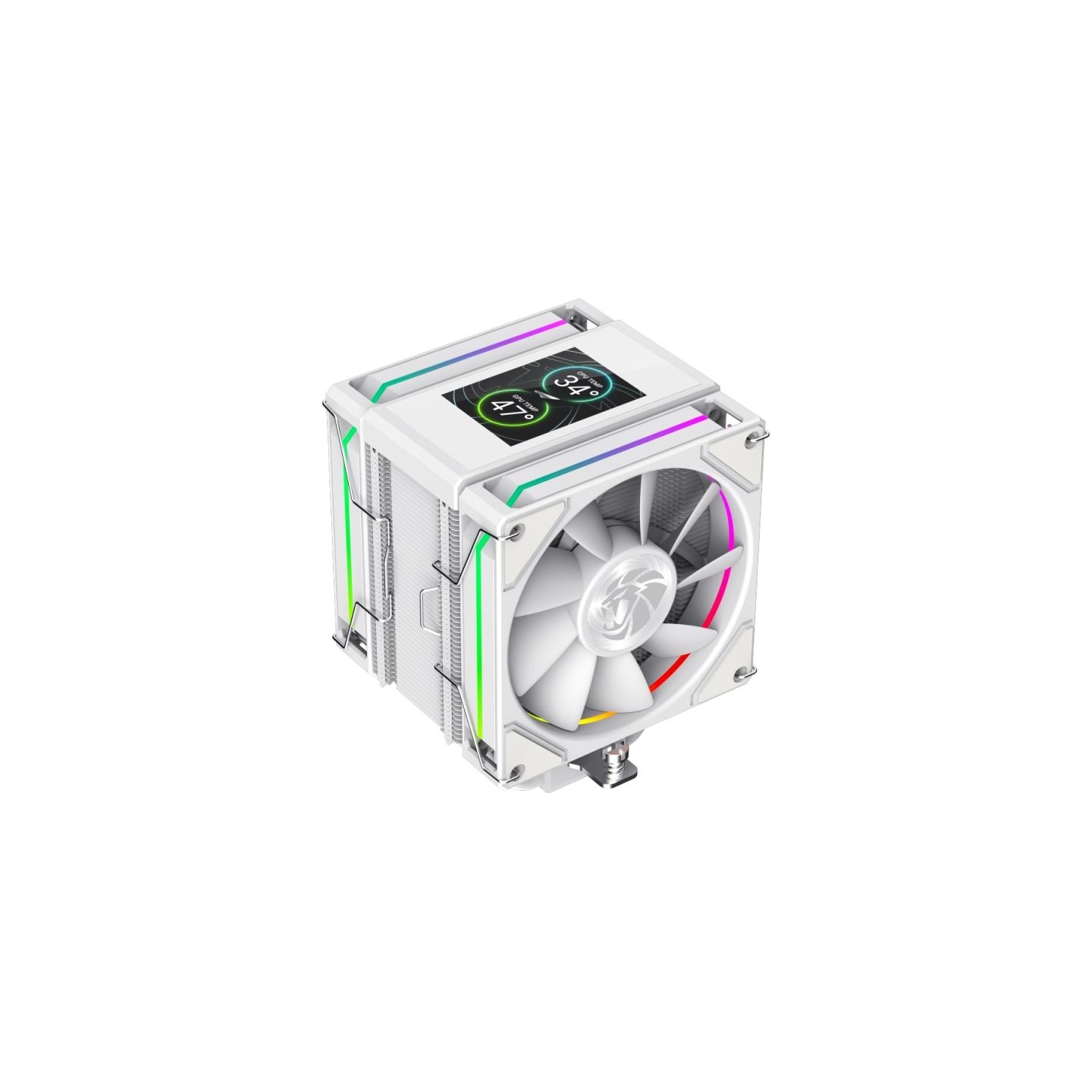 Gamemax CPU Air Cooler | SIGMA 620 LCD WH | White
