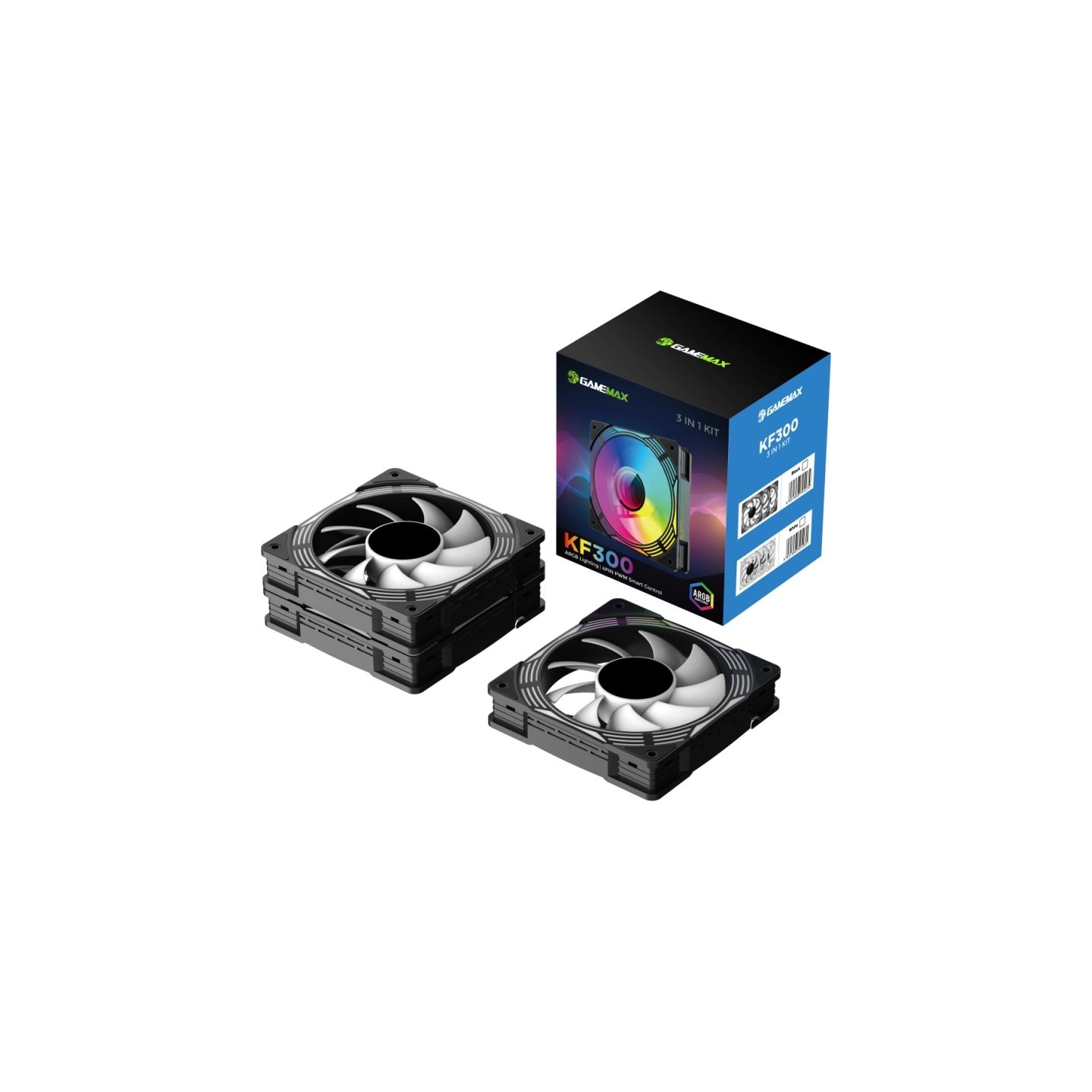 Gamemax Case Fan | KF300 BK | Black