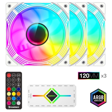 Gamemax Case Fan | KF300 WH | White