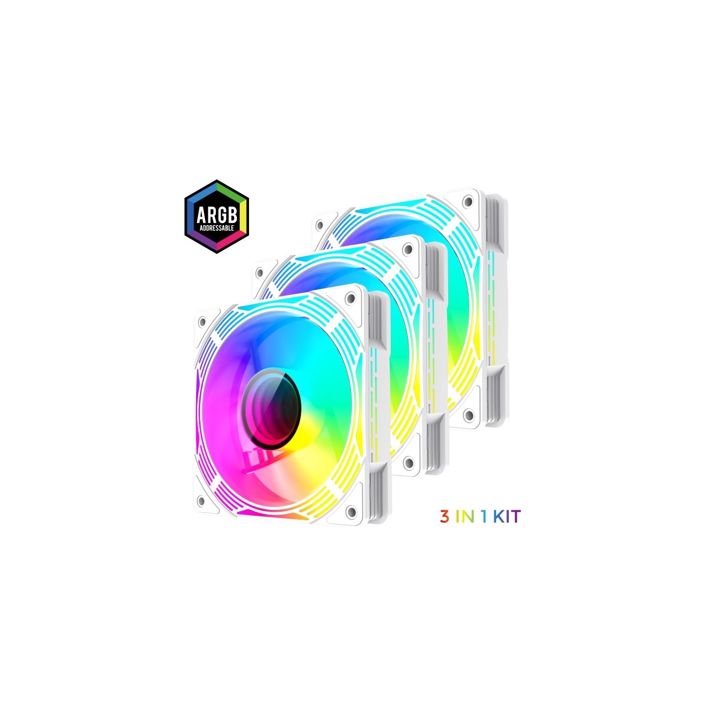 Gamemax Case Fan | KF300 WH | White