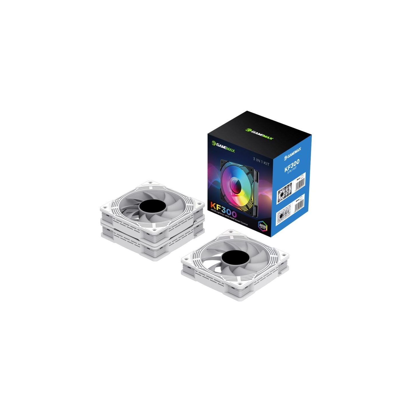 Gamemax Case Fan | KF300 WH | White