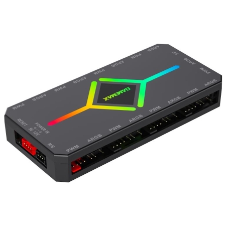 Gamemax | V4.0 ARGB PWM HUB BK | Hub for Gaming Chassis