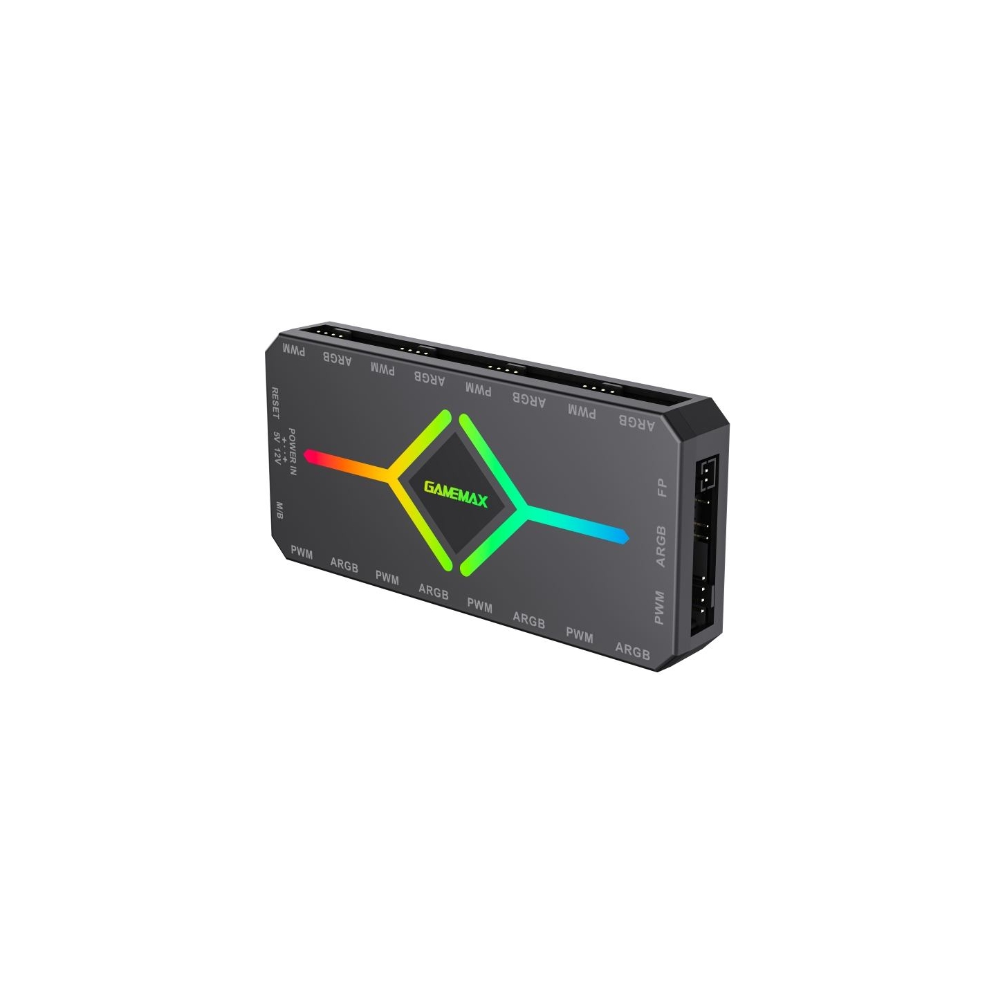 Gamemax | V4.0 ARGB PWM HUB BK | Hub for Gaming Chassis