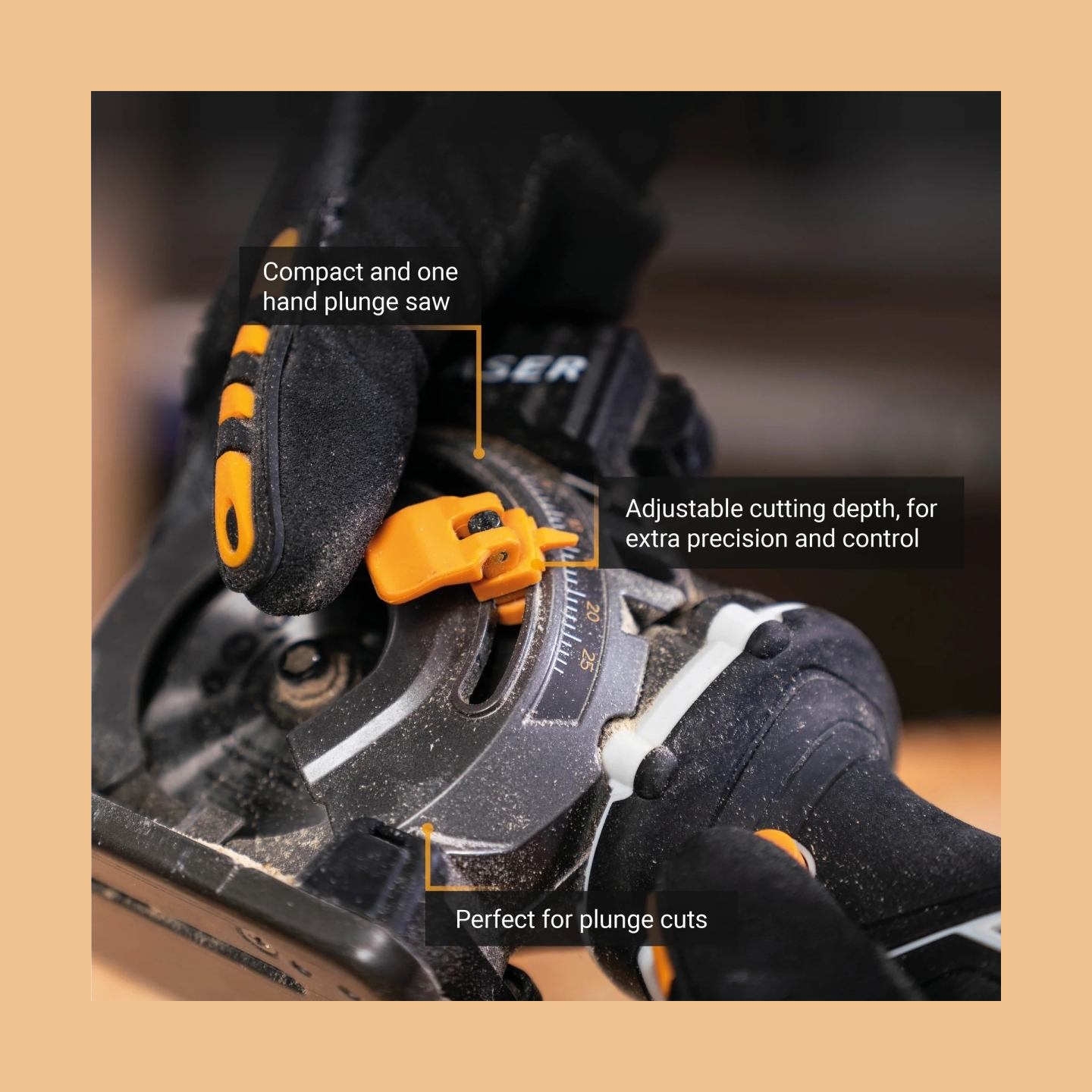 Batavia B.v. | 18V Cordless Mini Circular Saw 89mm, Without Battery and Charger