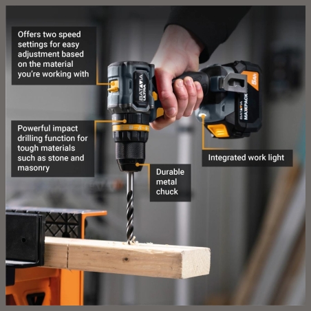 Batavia B.v. 18V Cordless Brushless Combi Drill 70 Nm, Without Battery and Charger