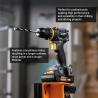 Batavia B.v. 18V Cordless Brushless Combi Drill 70 Nm, Without Battery and Charger
