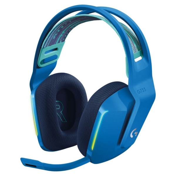 Logitech G733 LIGHTSPEED Wireless RGB Gaming Headset - BLUE