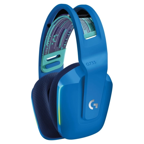 Logitech G733 LIGHTSPEED Wireless RGB Gaming Headset - BLUE