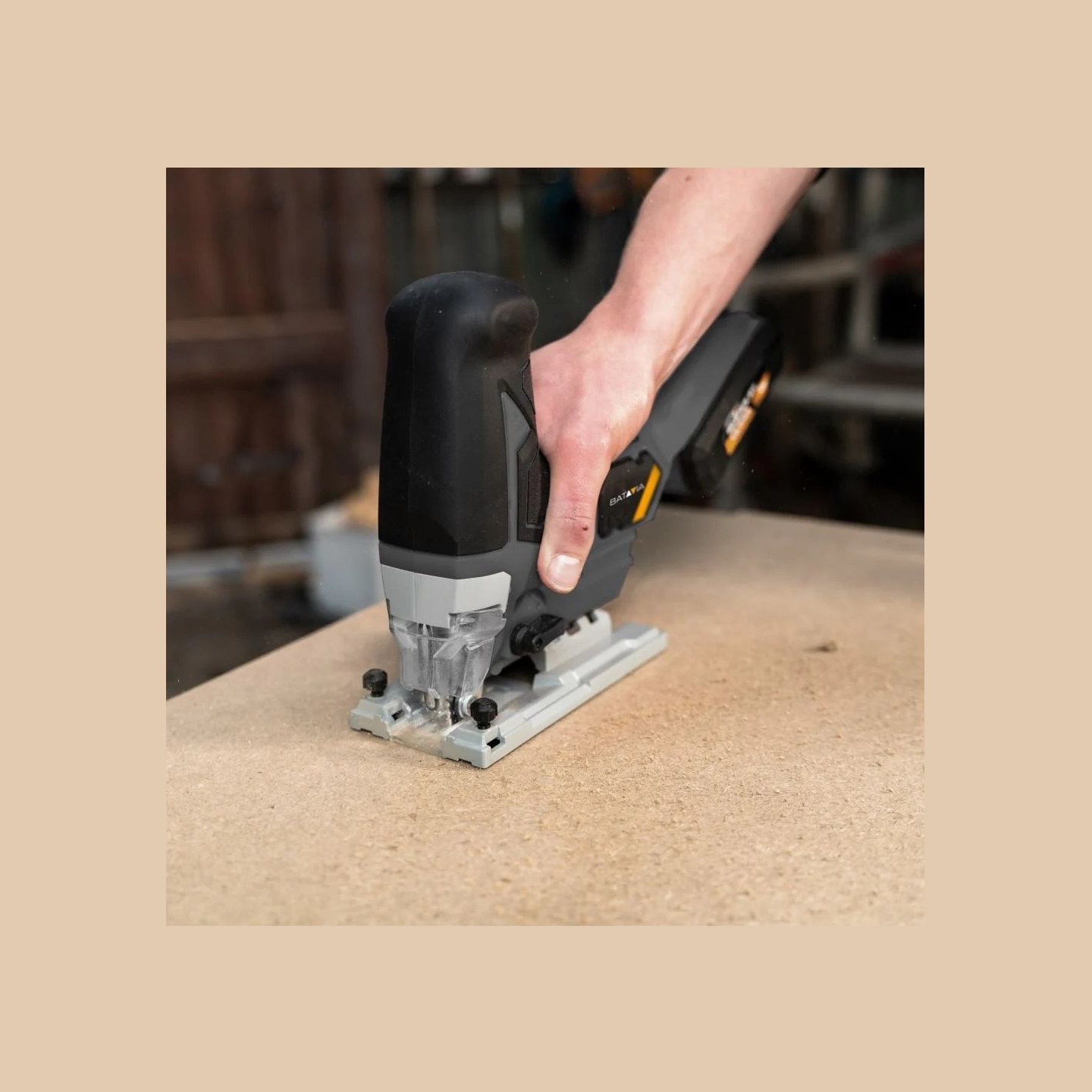 Batavia B.v. 18V Cordless Brushless Jigsaw, Without Battery and Charger
