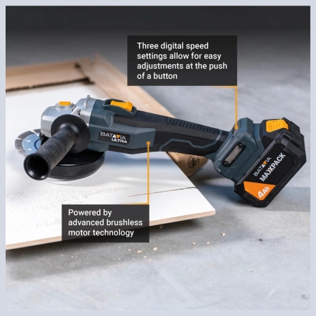 Batavia B.v. 18V Cordless Brushless Angle Grinder | 125 mm