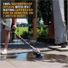 Batavia B.v. | 18V Twin Brush - Cordless Brushless Telescopic Power Scrubber, Without Battery and Charger | IPX7