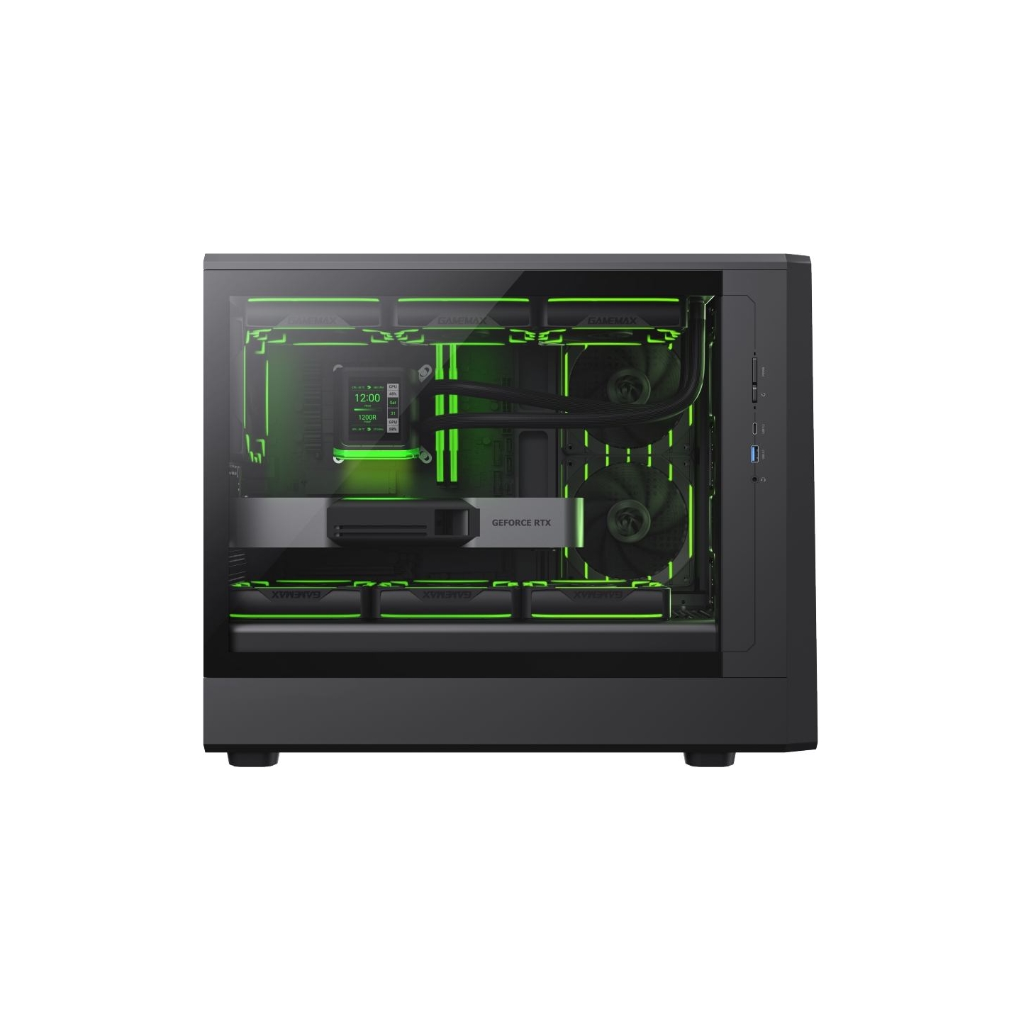 Gamemax Case | CLAW 360 BK | M-ATX