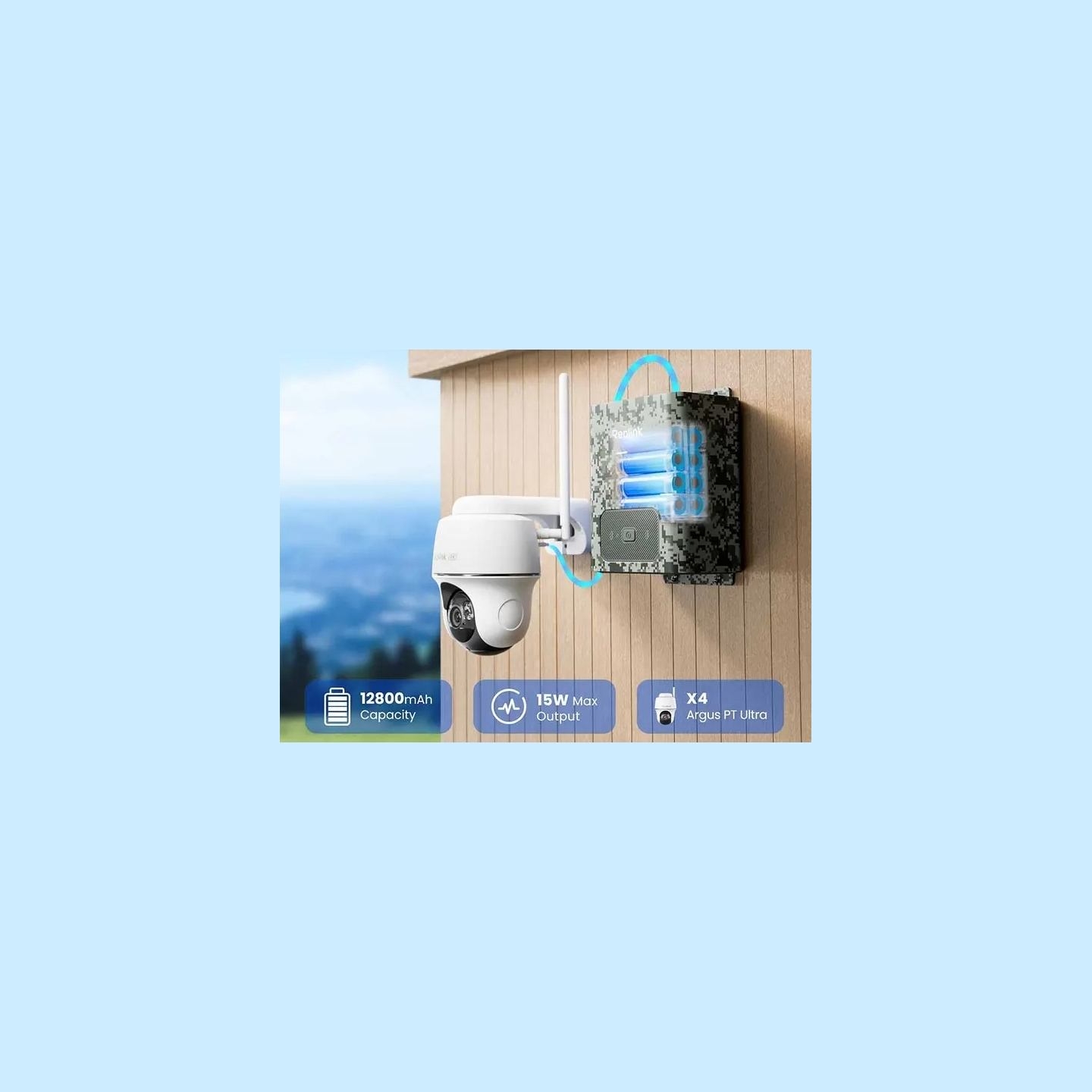 Reolink 12800mAh Long-Lasting Battery Pack for Outdoor Use | RLA-BP1 | IP67