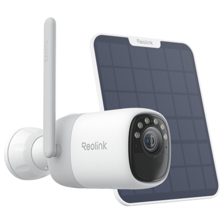 Reolink Wireless Pan & Tilt Long Lasting Solar/Battery Camera with Spotlights | Altas Series B630 with Solar Panel | Bullet | 4 