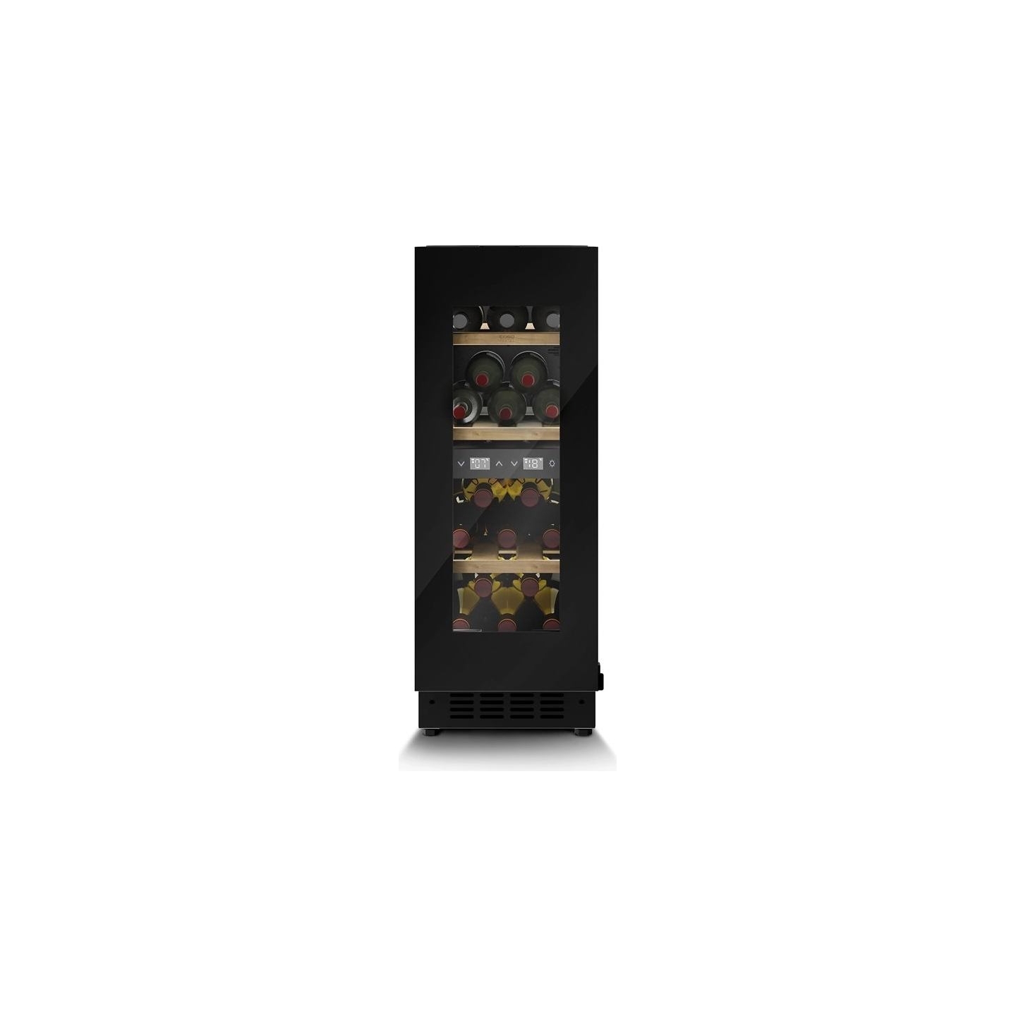 Caso Wine cooler | WineDeluxe WDU 18 | Energy efficiency class F | Built-in | Bottles capacity 18 | Black