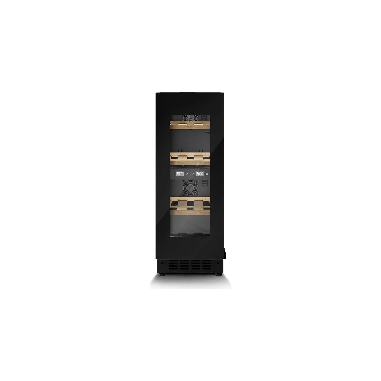 Caso Wine cooler | WineDeluxe WDU 18 | Energy efficiency class F | Built-in | Bottles capacity 18 | Black