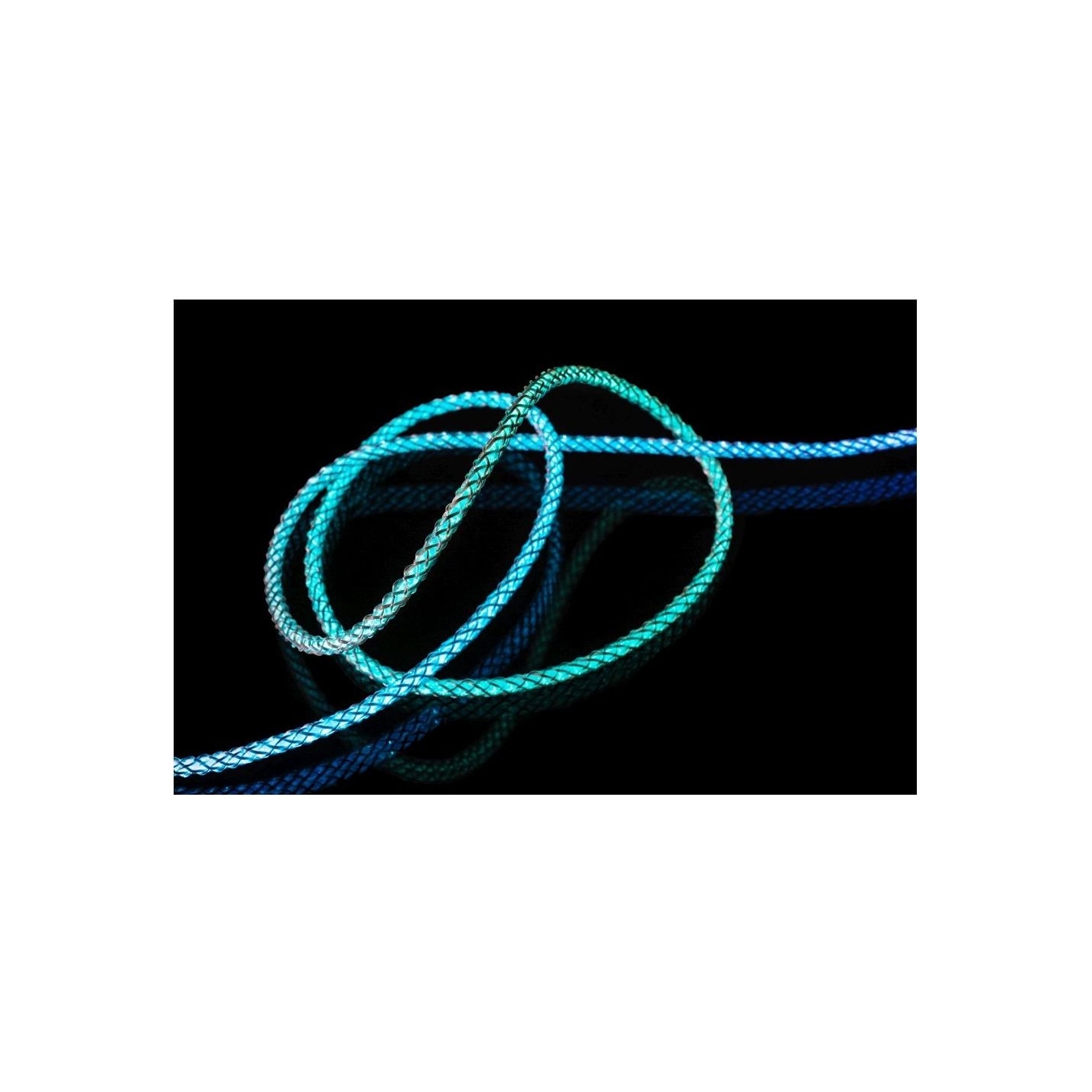 Fixed | Glowing Charging Cable USB-C/USB-C, PD support, Rainbow | FIXDLED-CC-RA