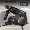 Batavia B.v. 18V Cordless Brushless Rotary Hammer SDS+, Without Battery and Charger in BMC