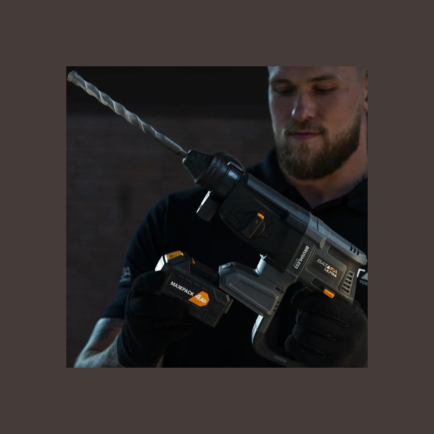 Batavia B.v. 18V Cordless Brushless Rotary Hammer SDS+, Without Battery and Charger in BMC