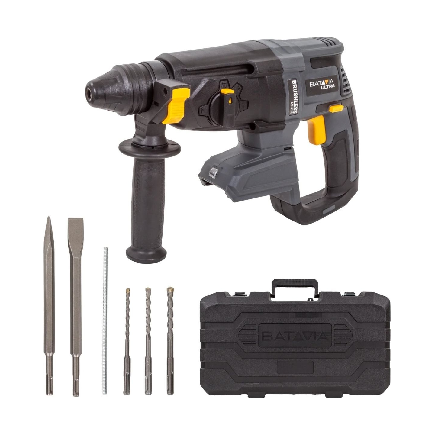 Batavia B.v. 18V Cordless Brushless Rotary Hammer SDS+, Without Battery and Charger in BMC