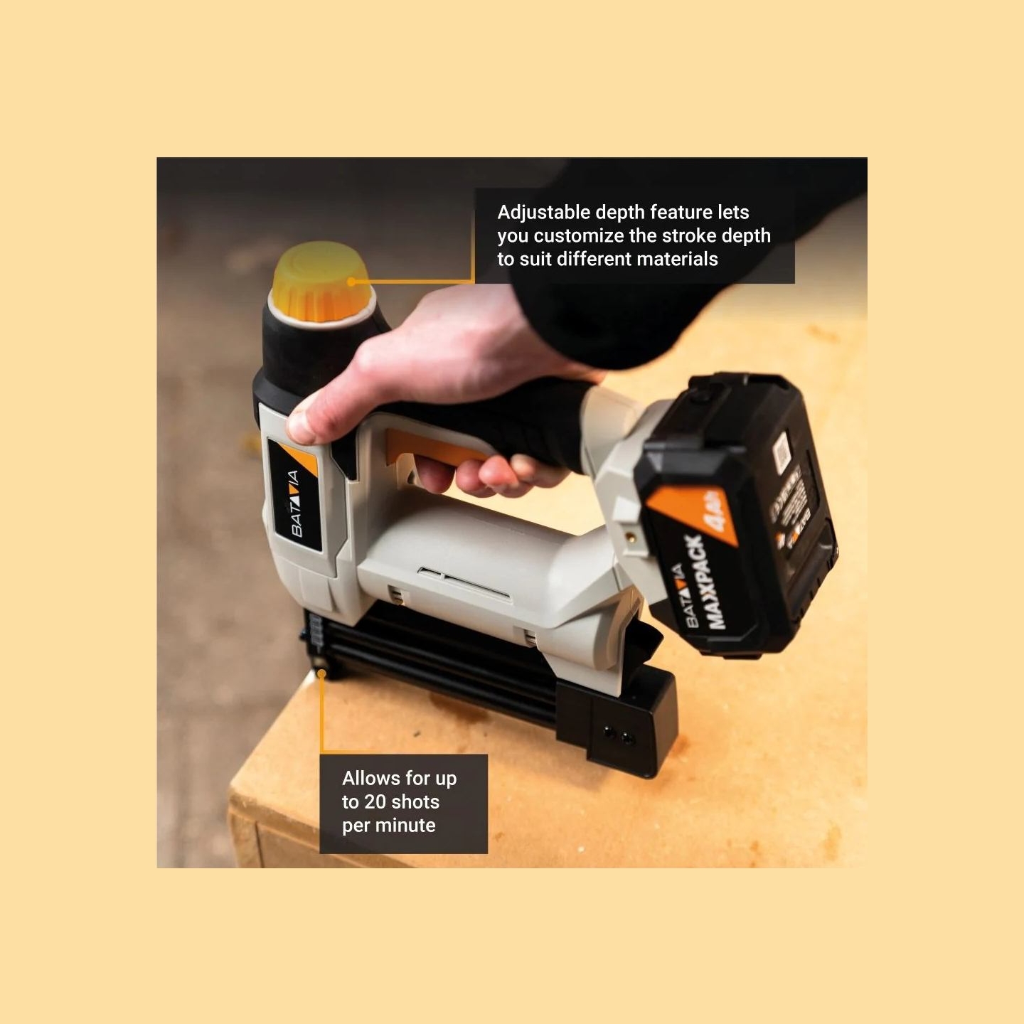 Batavia B.v. | 18V Combi-tacker - Without Battery and Charger