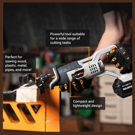 Batavia B.v. | 18V Cordless Reciprocating Saw - Without Battery and Charger
