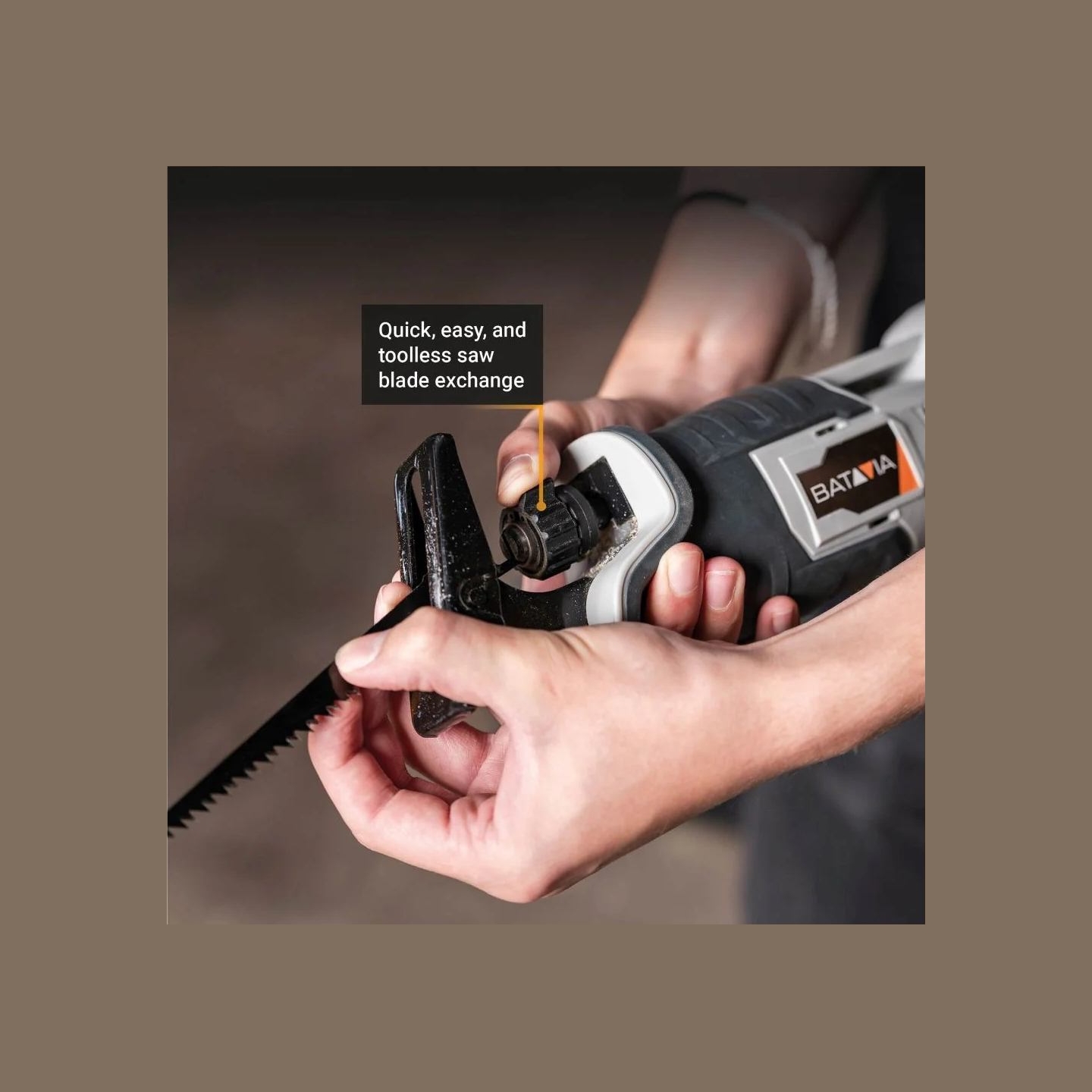 Batavia B.v. | 18V Cordless Reciprocating Saw - Without Battery and Charger