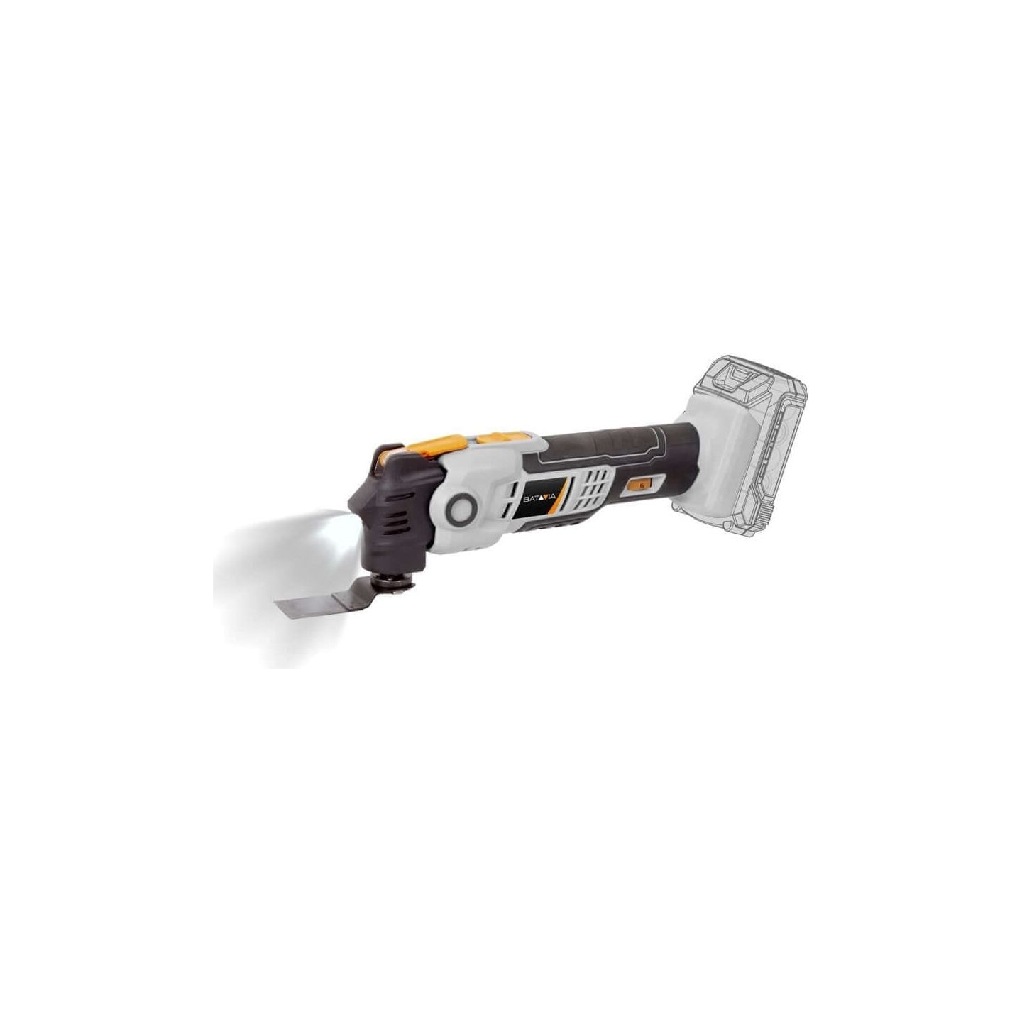 Batavia B.v. | 18V Cordless Anti-Vibration Multitool - Without Battery and Charger