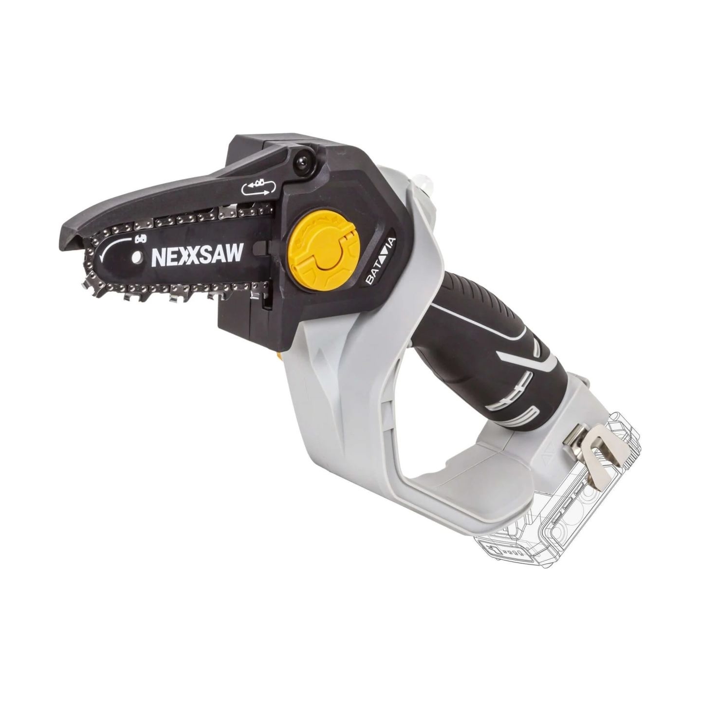 Batavia B.v. 18V Nexxsaw Cordless One-Hand Chainsaw 6'' V3 - Without Battery and Charger | Chainsaw