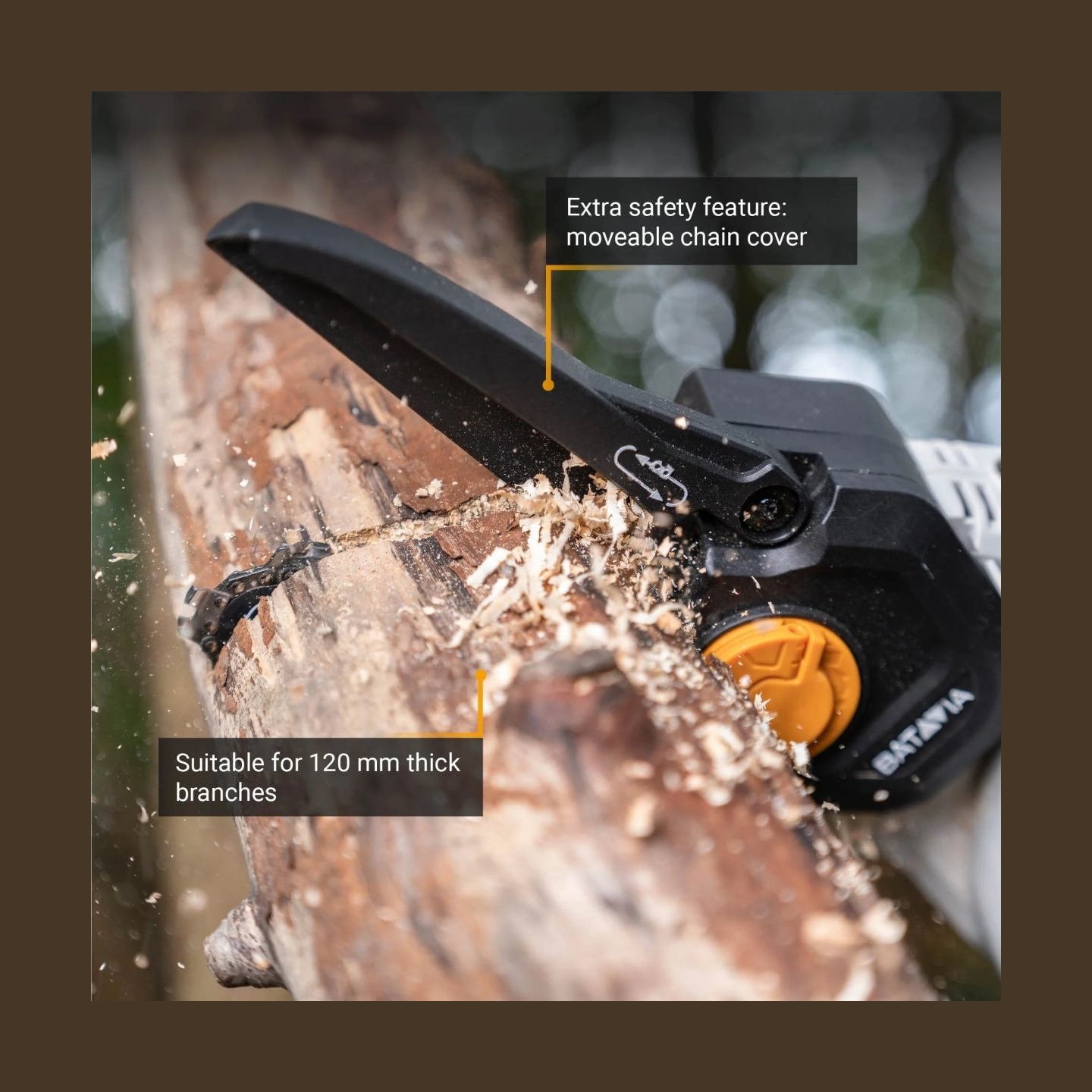 Batavia B.v. 18V Nexxsaw Cordless One-Hand Chainsaw 6'' V3 - Without Battery and Charger | Chainsaw