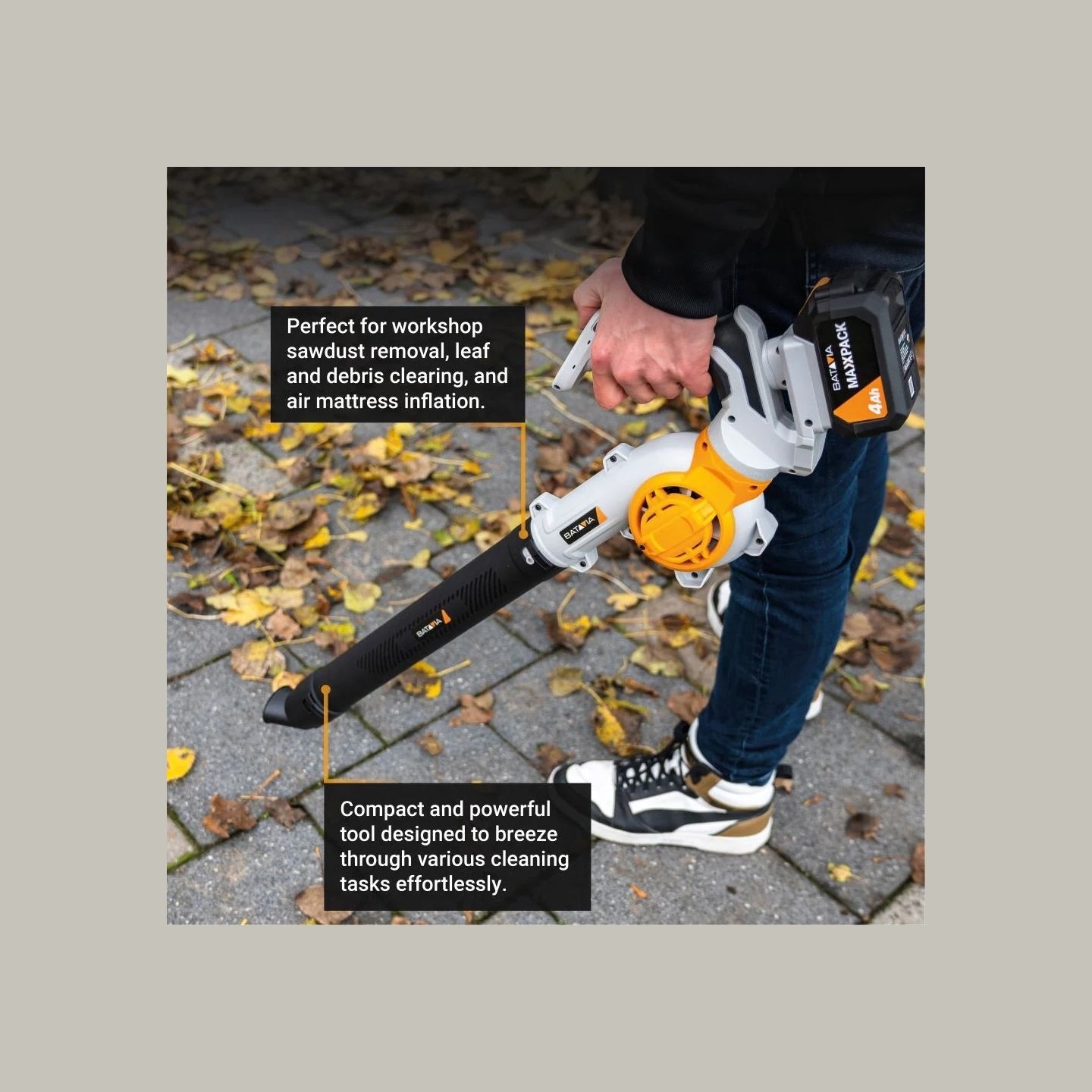 Batavia B.v. | 18V Leaf Blower - Without Battery and Charger