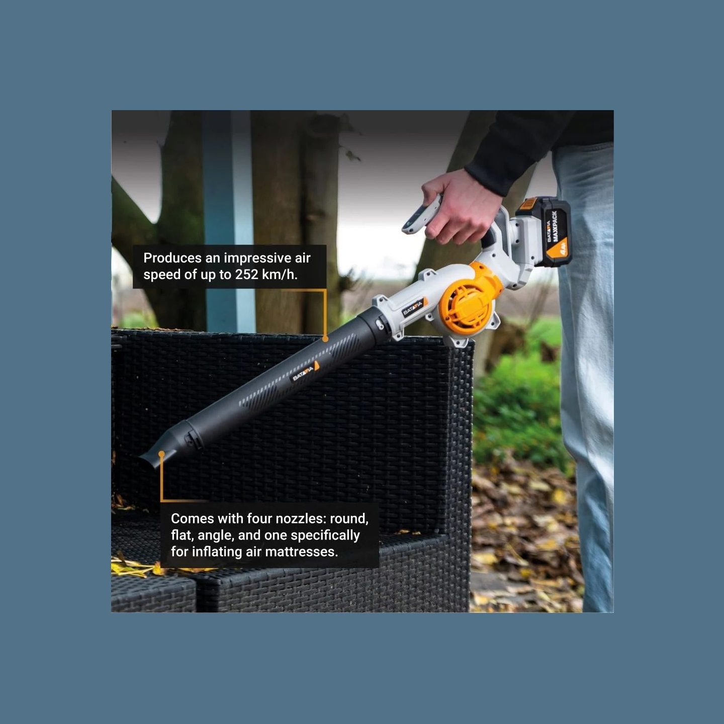 Batavia B.v. | 18V Leaf Blower - Without Battery and Charger